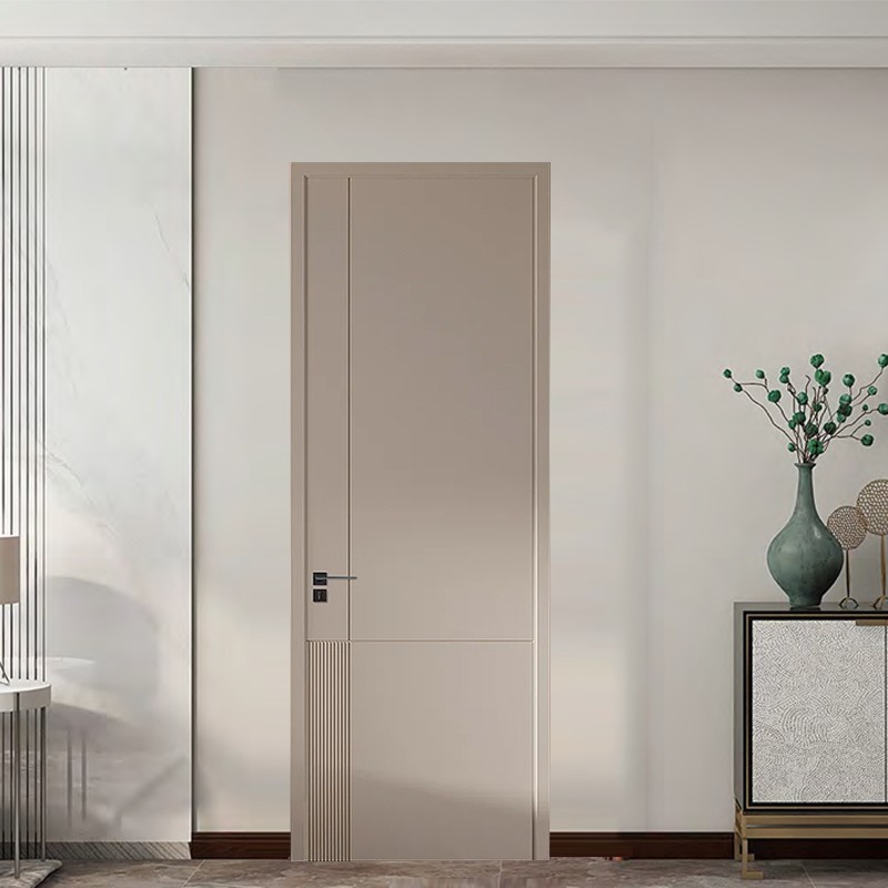 Flush 1 Panel Design Wooden Door factory