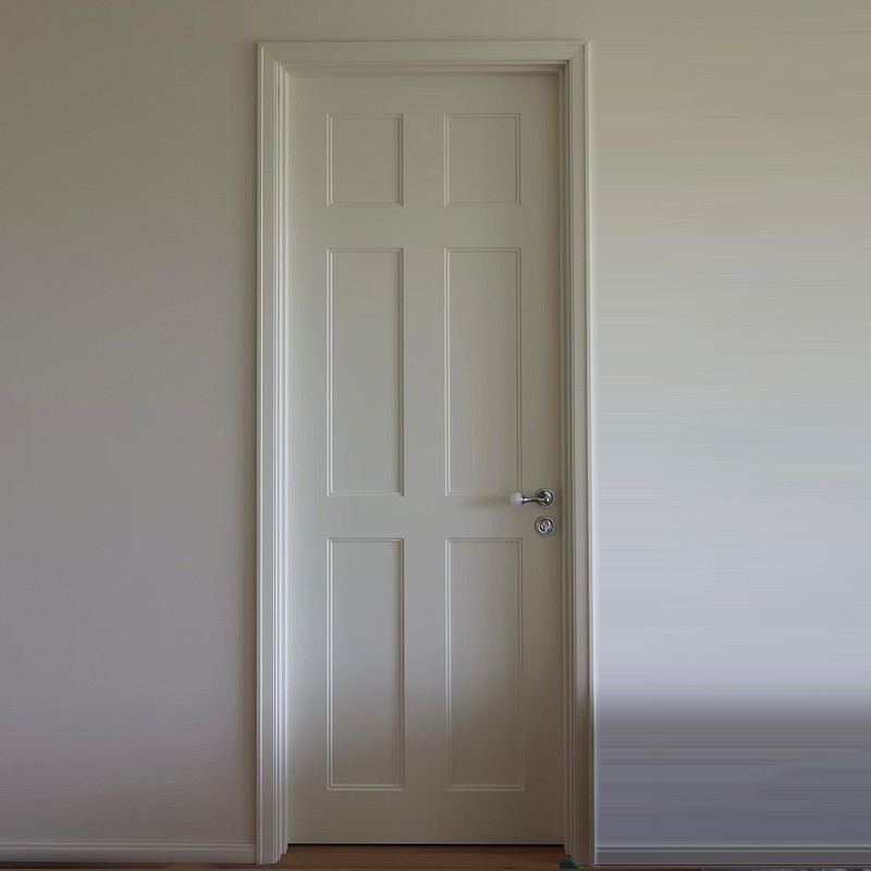 Lowest White Wood Interior White Primer Shaker Door factory