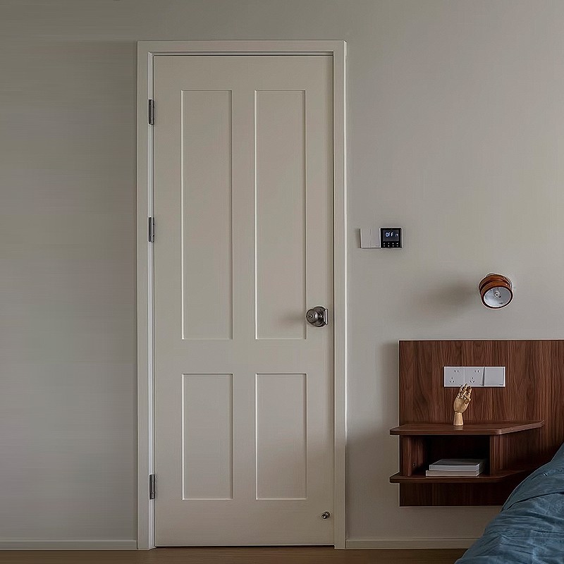 Lowest White Wood Interior White Primer Shaker Door