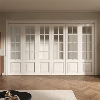 Double Leaf Blan Double Koulisman Pòt